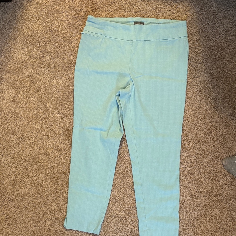 Van Heusen Light Green Stretch Trousers